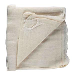 Gazes coton 80x80cm avec trou le lot de 10