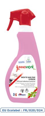 INOV'R SANI PAE CITRON Ecolabel Pulvé. 750ML