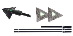 Kit de nettoyage à réservoir 2 perches longues 1 courte Stingray 330 l'unité UNGER
