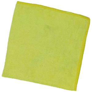 Lavette microfibre - jaune - 38x38 cm LG l'unité