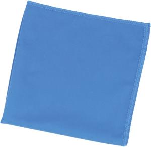 Lavette microfibre touché velours 40x40cm - bleu - l'unité