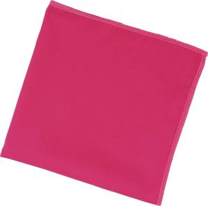 Lavette microfibre touché velours 40x40cm - rose - l'unité