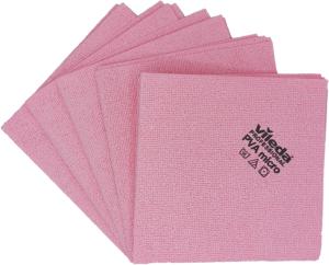 Lavettes microfibre PVA Micro - rose - les 5 unités VILEDA