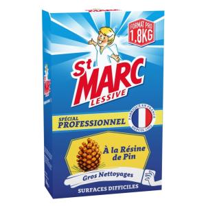 Lessive à la résine de pin la boîte de 1,6kg ST MARC PROFESSIONNEL