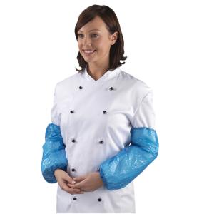 Manchettes en plastique - bleu - la boîte de 100