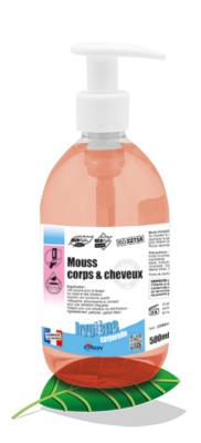 MOUSS CORPS ET CHEVEUX BIDON 500ML PET