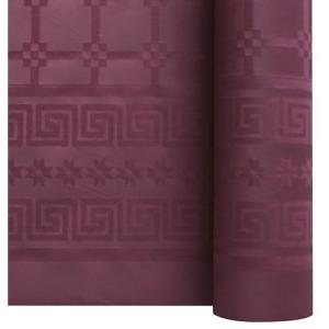 Nappe rouleau damassé bordeaux 1,20m x 25m les 6 rouleaux