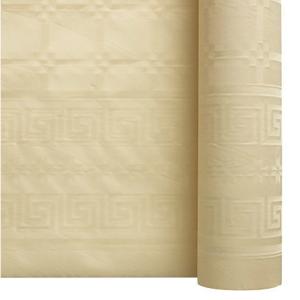 Nappe rouleau damassé vanille 1,20m x 25m les 6 rouleaux
