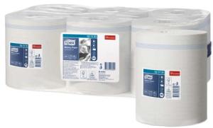 Papier d'essuyage dévidage central 1 pli 275mx21,5cm M2 les 6 bobines TORK