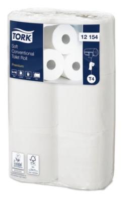 Papier toilette Premium rlx tradi. 2 plis 24,8mx9,5cm T4 les 96 bobines TORK