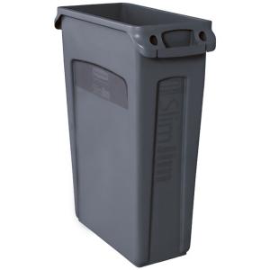 Poubelle 87L grise Slim Jim RUBBERMAID