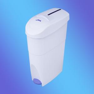 Poubelle hygiène féminine à pédale 15L ABS blanc JOFEL