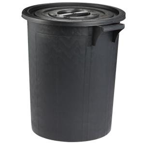 Poubelle immeuble haute 75L avec couvercle
