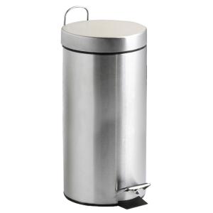 Poubelle à pédale 30L  inox