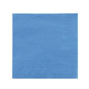 Serv ouate 20x20 2p bleu azur les 1800