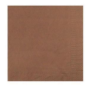 Serv ouate 20x20 2p chocolat les 1800