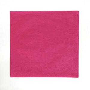 Serv ouate 39x39 2p framboise les 1800