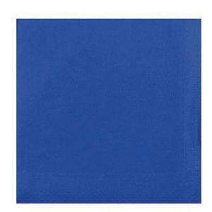 Serv ouate gaufrée 2p 38x38 bleu marine les 900