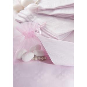 Serv ouate gaufrée 2p 38x38 rose poudré les 900